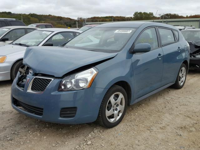 5Y2SL67859Z416133 - 2009 PONTIAC VIBE TEAL photo 2