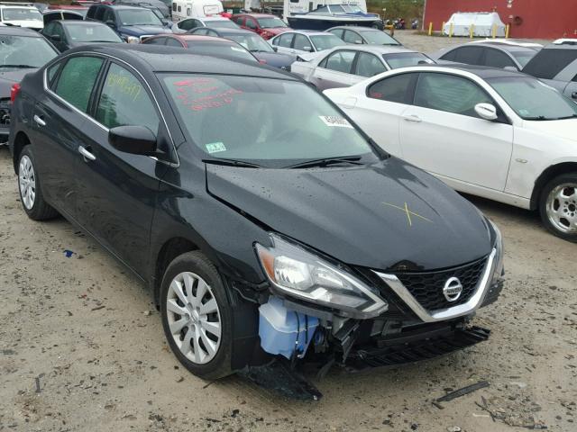 3N1AB7AP5HY305274 - 2017 NISSAN SENTRA S BLACK photo 1