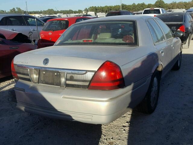 2MEHM75V89X629846 - 2009 MERCURY GRAND MARQ GRAY photo 4