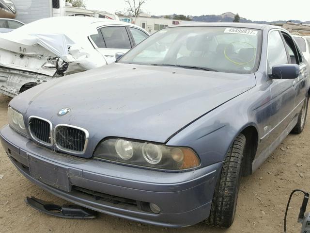 WBADT43461GF59088 - 2001 BMW 525 I AUTO BLUE photo 2