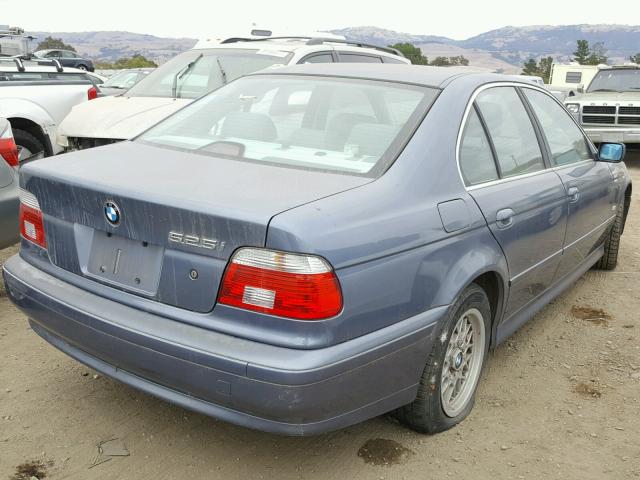 WBADT43461GF59088 - 2001 BMW 525 I AUTO BLUE photo 4