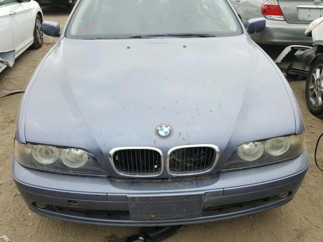 WBADT43461GF59088 - 2001 BMW 525 I AUTO BLUE photo 7