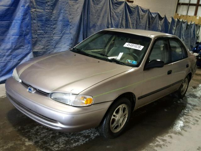 1Y1SK52832Z420705 - 2002 CHEVROLET GEO PRIZM 棕色 照片 2