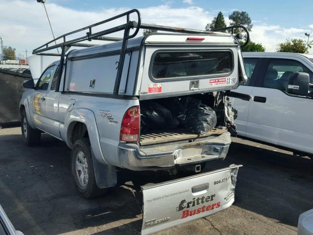 5TETU62N68Z585188 - 2008 TOYOTA TACOMA PRE SILVER photo 3