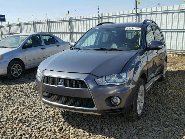 JA4JT5AX2CU600613 - 2012 MITSUBISHI OUTLANDER GRAY photo 2