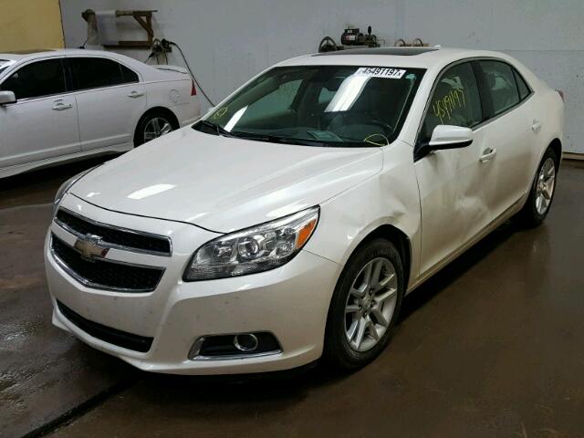 1G11F5RR1DF105577 - 2013 CHEVROLET MALIBU 2LT WHITE photo 2