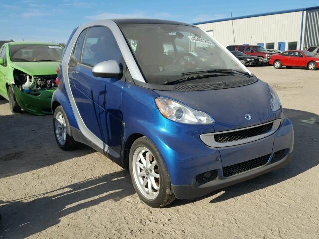 WMEEJ31X78K128138 - 2008 SMART FORTWO PUR BLUE photo 1