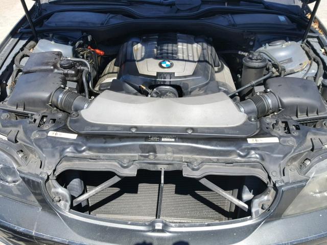 WBAHL83576DT01590 - 2006 BMW 750 I CHARCOAL photo 7