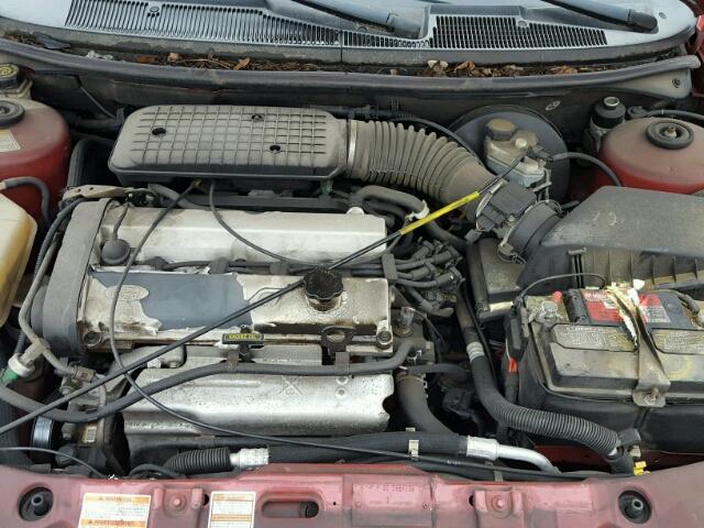 1FAFP663XWK296626 - 1998 FORD CONTOUR LX RED photo 7