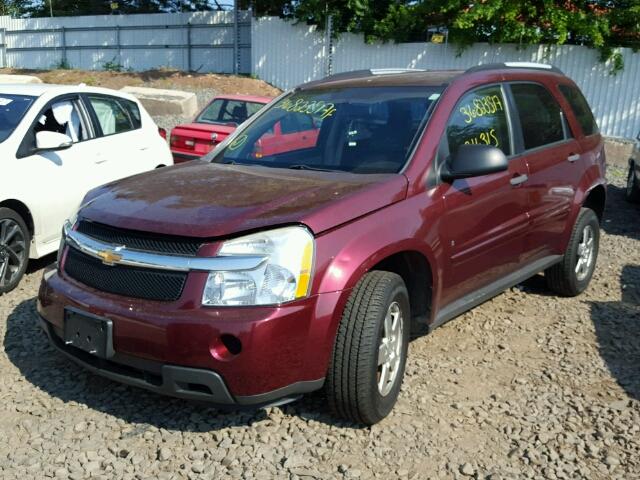 2CNDL23F776101473 - 2007 CHEVROLET EQUINOX LS RED photo 2