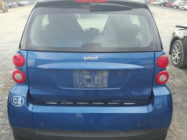 WMEEJ31X68K099490 - 2008 SMART FORTWO BLUE photo 6