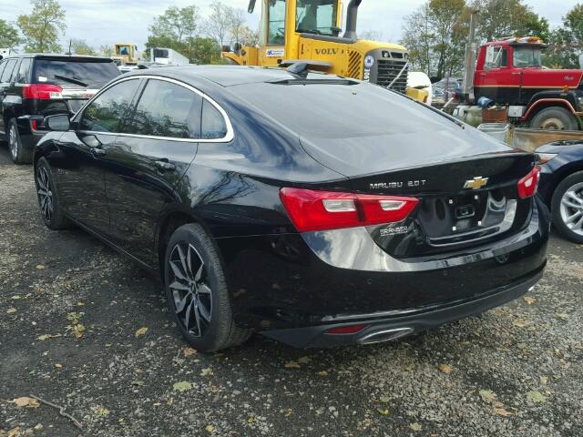 1G1ZF5SX5GF175020 - 2016 CHEVROLET MALIBU LT BLACK photo 3