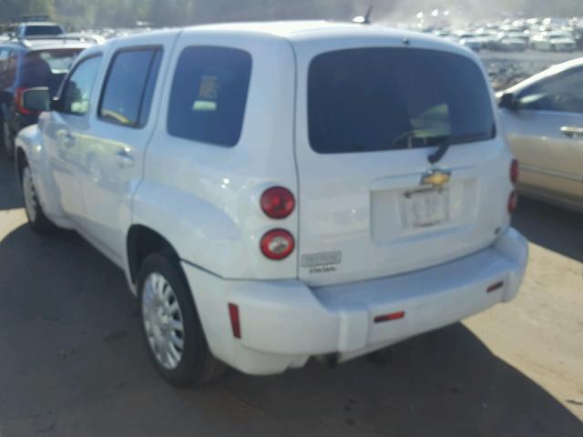 3GNCA13D78S696365 - 2008 CHEVROLET HHR WHITE photo 3