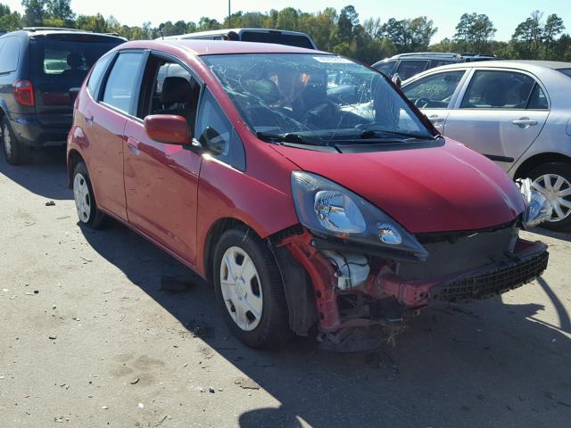 JHMGE8H34DC077535 - 2013 HONDA FIT RED photo 1