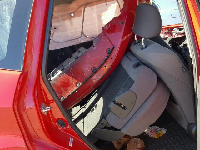 JHMGE8H34DC077535 - 2013 HONDA FIT RED photo 6