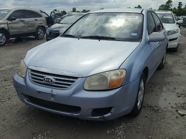 KNAFE122675487778 - 2007 KIA SPECTRA EX BLUE photo 2