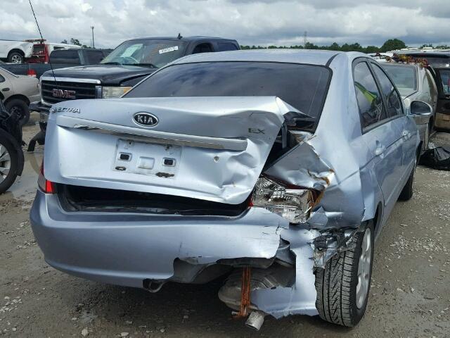 KNAFE122675487778 - 2007 KIA SPECTRA EX BLUE photo 4