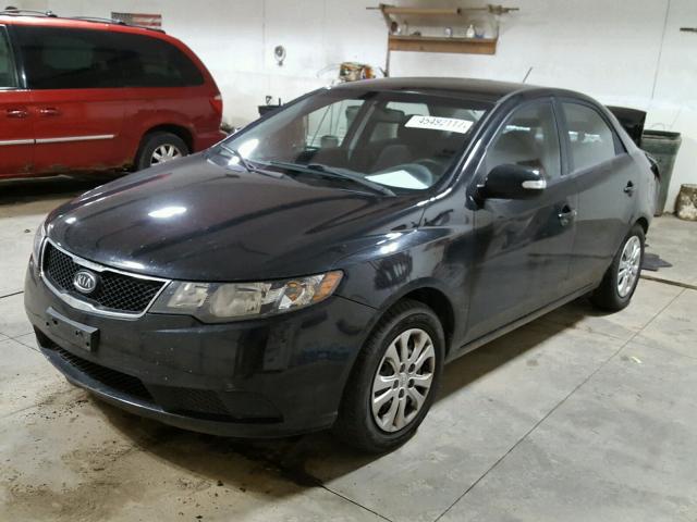 KNAFU4A28A5806644 - 2010 KIA FORTE EX BLACK photo 2