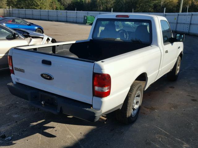 1FTYR10D68PA74558 - 2008 FORD RANGER WHITE photo 4