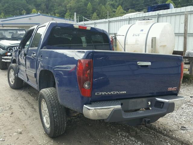 1GTH6MFE0C8105574 - 2012 GMC CANYON SLE BLUE photo 3