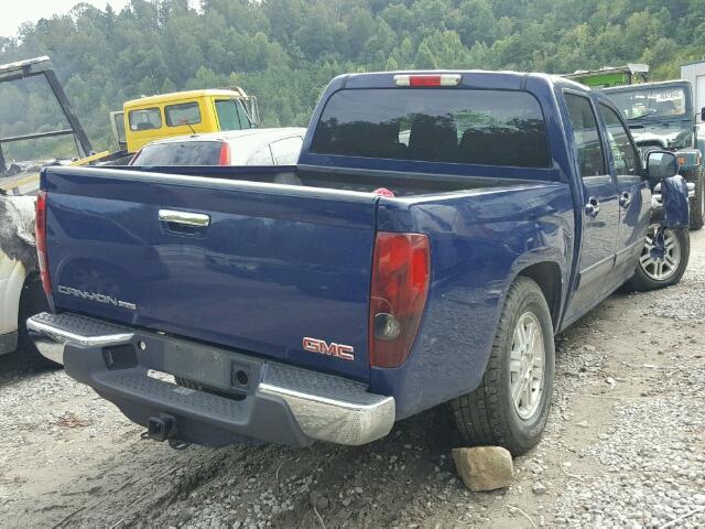 1GTH6MFE0C8105574 - 2012 GMC CANYON SLE BLUE photo 4