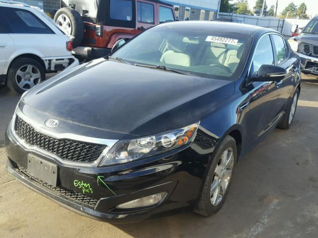 KNAGM4A77C5289579 - 2012 KIA OPTIMA LX BLACK photo 2