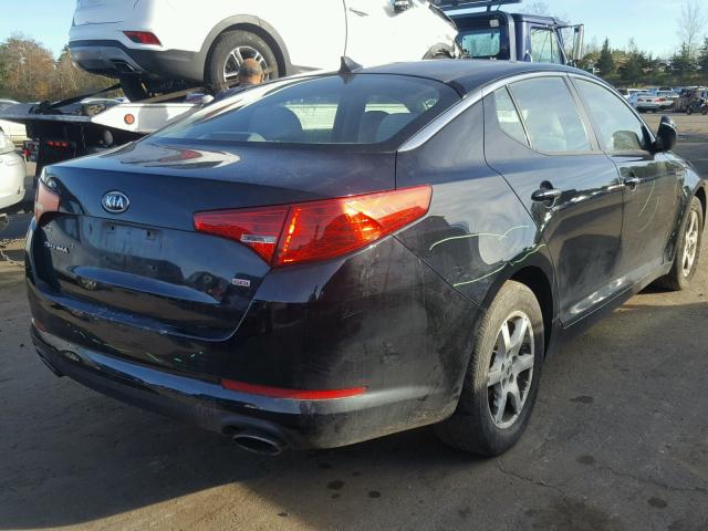 KNAGM4A77C5289579 - 2012 KIA OPTIMA LX BLACK photo 4