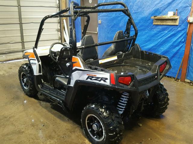 4XAVH76A8AD095190 - 2010 POLARIS RANGER RZR WHITE photo 3