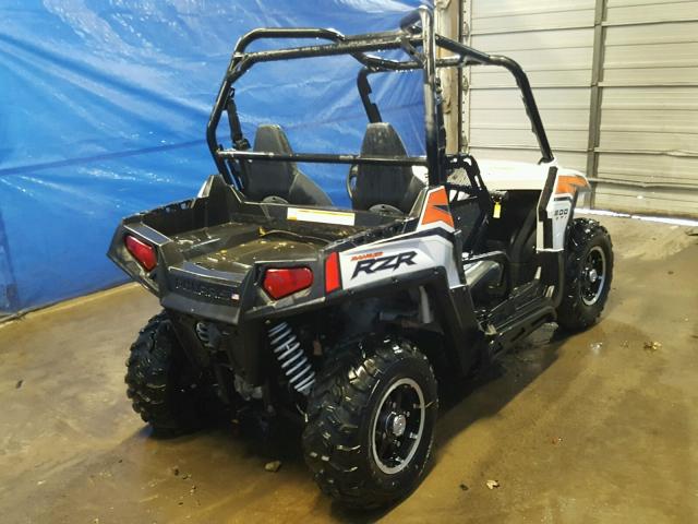 4XAVH76A8AD095190 - 2010 POLARIS RANGER RZR WHITE photo 4