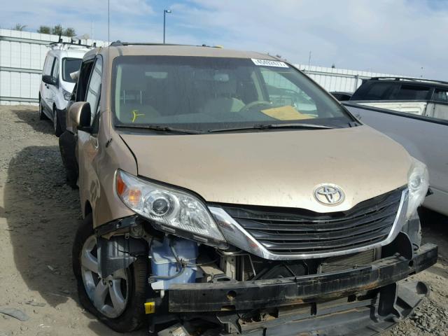 5TDKK3DC4BS082324 - 2011 TOYOTA SIENNA TAN photo 1