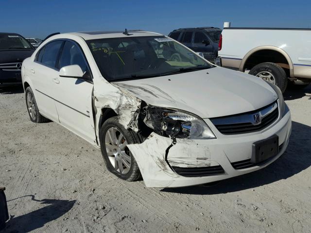 1G8ZS57N08F192197 - 2008 SATURN AURA XE WHITE photo 1