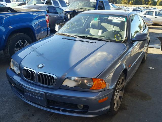 WBABM3346YJN63148 - 2000 BMW 323 BLUE photo 2