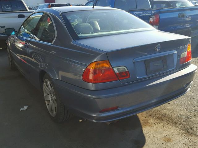 WBABM3346YJN63148 - 2000 BMW 323 BLUE photo 3