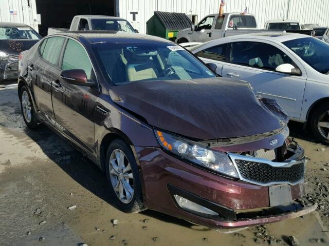 5XXGN4A70DG253777 - 2013 KIA OPTIMA BURGUNDY photo 1