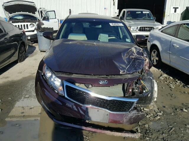 5XXGN4A70DG253777 - 2013 KIA OPTIMA BURGUNDY photo 9