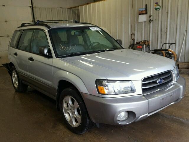 JF1SG65614H758625 - 2004 SUBARU FORESTER 2 SILVER photo 1