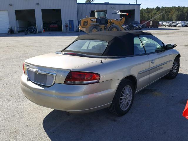 1C3EL55R65N662598 - 2005 CHRYSLER SEBRING TO GOLD photo 4