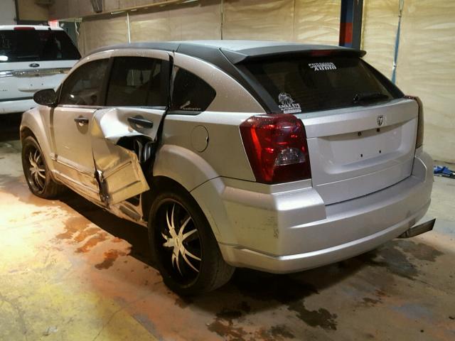 1B3JB48B77D501998 - 2007 DODGE CALIBER SILVER photo 3