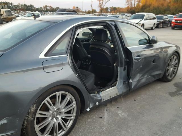 WAURMAFD2EN010855 - 2014 AUDI A8 L TDI 灰色 照片 9