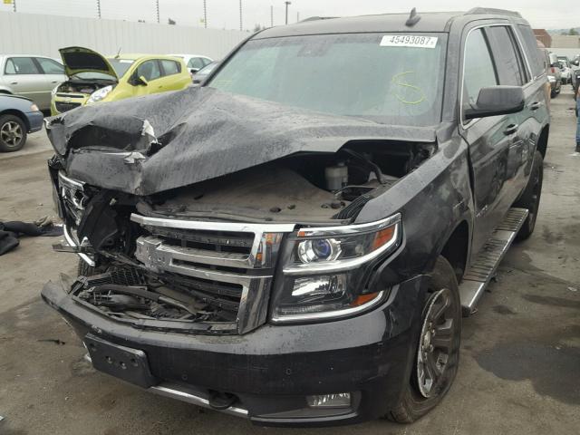 1GNSKBKC9FR618418 - 2015 CHEVROLET TAHOE K150 BLACK photo 2