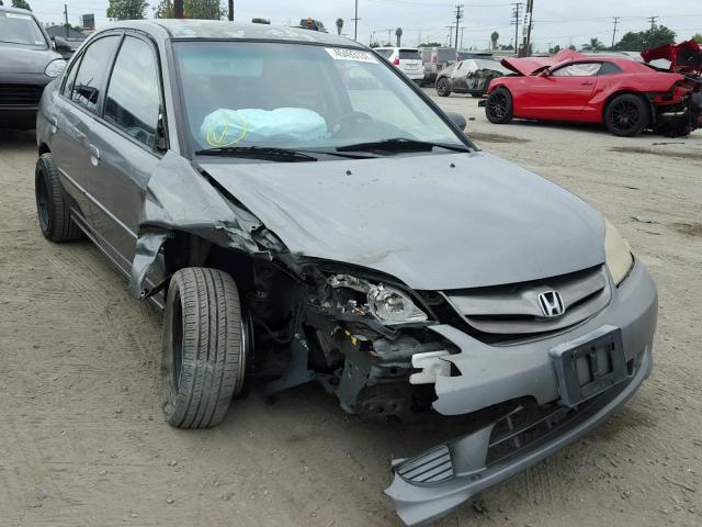 2HGES16515H535674 - 2005 HONDA CIVIC LX GRAY photo 1