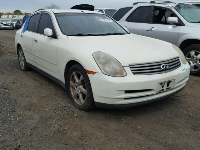 JNKCV51E53M303731 - 2003 INFINITI G35 WHITE photo 1