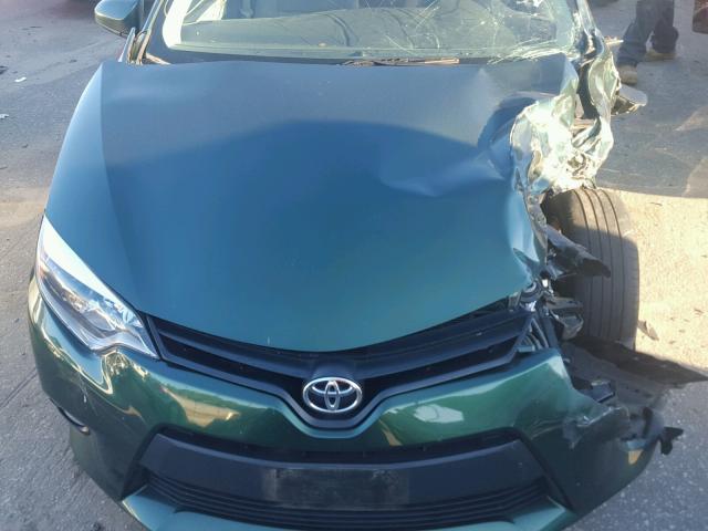 5YFBPRHE1EP066093 - 2014 TOYOTA COROLLA EC GREEN photo 7