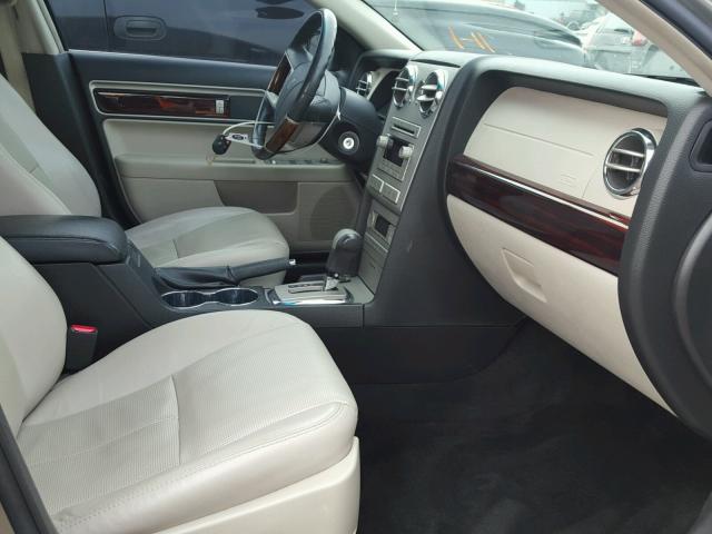 3LNHM26TX8R611696 - 2008 LINCOLN MKZ BEIGE photo 5