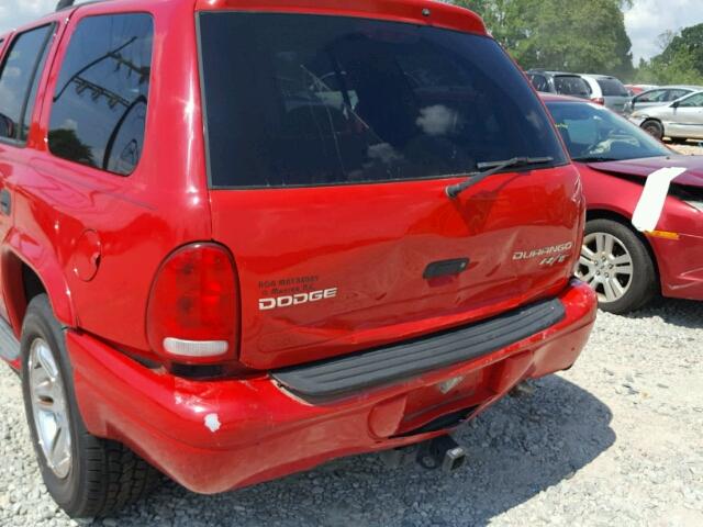 1D8HS78Z33F558579 - 2003 DODGE DURANGO R/ RED photo 9