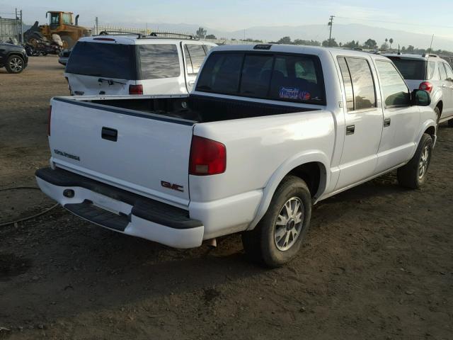 1GTDT13X83K187584 - 2003 GMC SONOMA WHITE photo 4