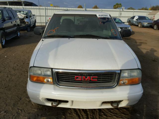 1GTDT13X83K187584 - 2003 GMC SONOMA WHITE photo 9