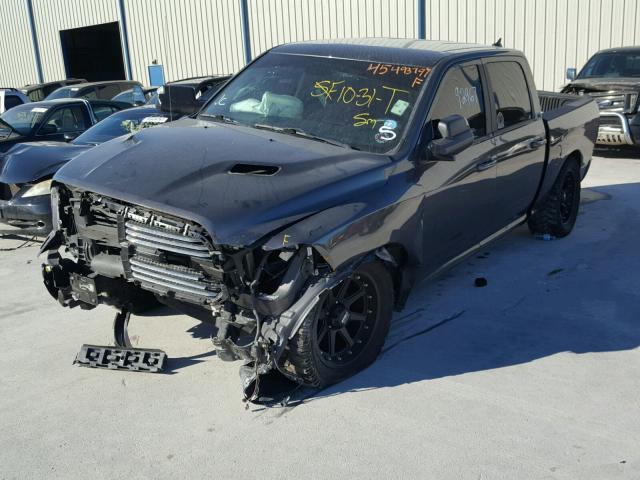 1C6RR6MTXES191093 - 2014 RAM 1500 GRAY photo 2