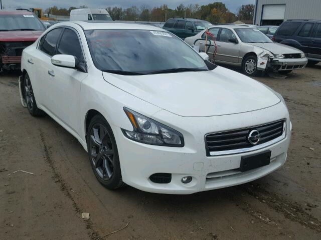 1N4AA5AP7DC824694 - 2013 NISSAN MAXIMA S WHITE photo 1