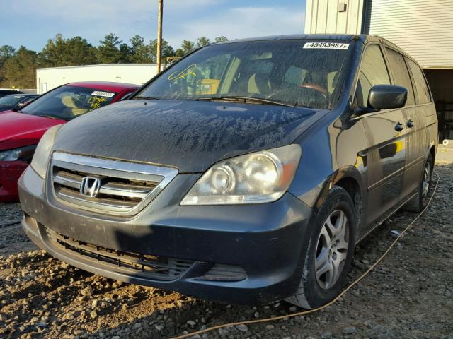 5FNRL38486B443644 - 2006 HONDA ODYSSEY GREEN photo 2